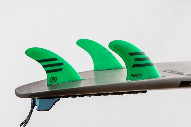  Featherfins Ultralight EPX FCS2 Green Small 55-65 ...