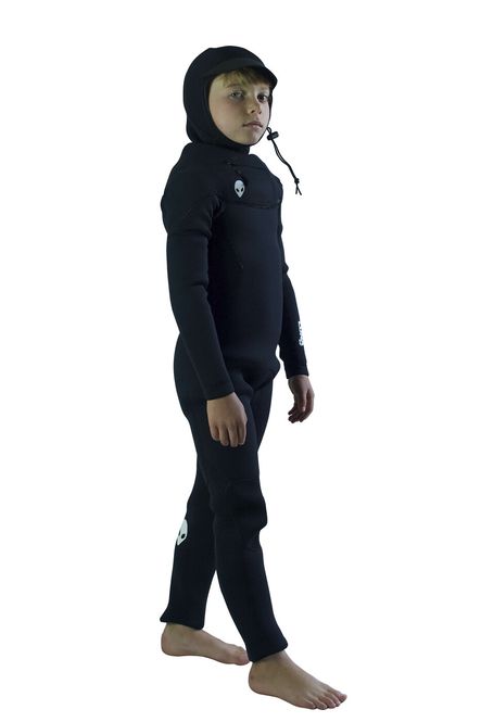  Lunasurf Childrens 6mm Hooded Yamamoto Wetsuit