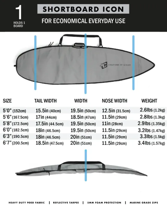 Creatures of Leisure Shortboard Icon 5.8ft til 6.7ft