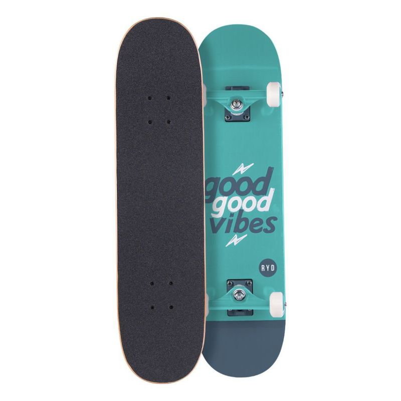 Good Vibes Street Board - 31 x 7.75 - Blue Aqua