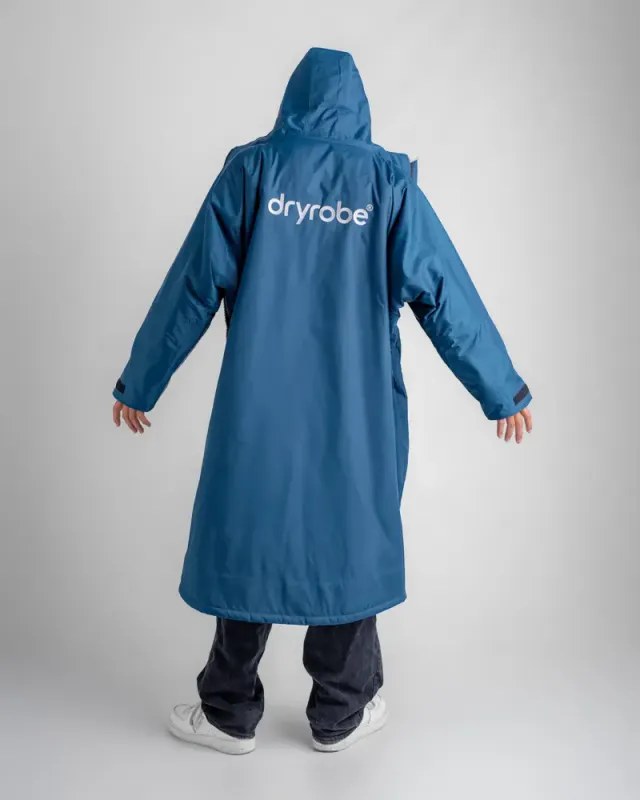 Dryrobe Advance Long Sleeve - Deep Sea Blue Camo - RECYCLED