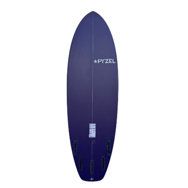 White Tiger 5.8ft 33.50L PU Futures 5 Fins 
