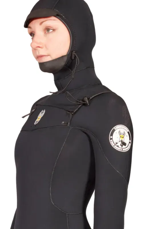 Vinter surf Dame komplett våtdrakt pakke med Yamamoto Neopren