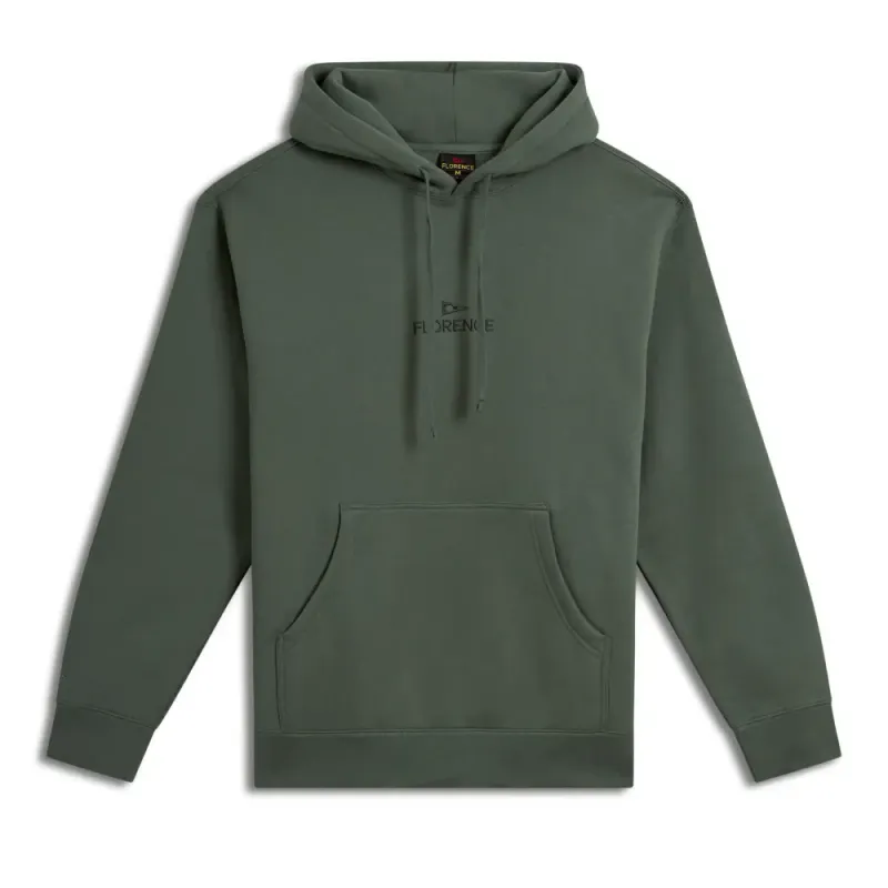 Florence Embroidered Hoodie Dark Sage