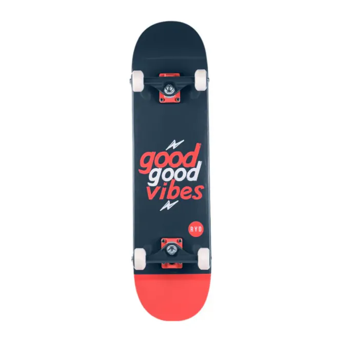 Hovedbilde Good Vibes Street Board - 31 x 7.75 - Aqua Coral